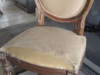 RESTAURATION FAUTEUIL, Les Créas De Marie Les Créas De Marie Nhà phong cách Bắc Âu