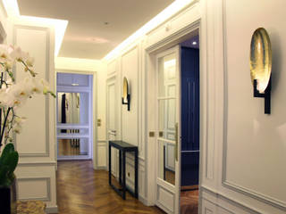 Rénovation d'un appartement haussmannien à Paris, Olivier Stadler Architecte Olivier Stadler Architecte Couloir, entrée, escaliers classiques