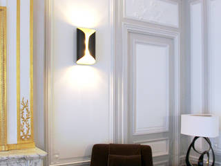 Rénovation d'un appartement haussmannien à Paris, Olivier Stadler Architecte Olivier Stadler Architecte Phòng khách phong cách kinh điển