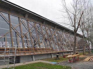 Picadero Club de Campo Villa de Madrid. España, CIPRÉS S.L CIPRÉS S.L Skandinavische Häuser Holz Holznachbildung