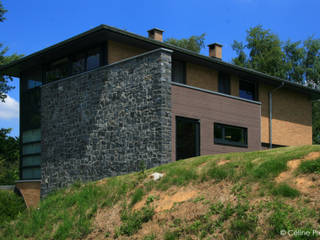 Nouvelle habitation à Marchovelette, DELTA Architects Belgique DELTA Architects Belgique منازل