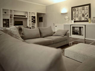 Appartamento Residenziale - Monza - 2012, Galleria del Vento Galleria del Vento Modern Living Room Textile Grey Sofas & armchairs