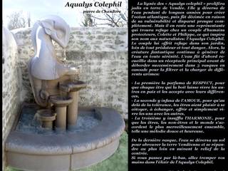 Fontaine "Aqualys Colephil", Arlequin Arlequin Eclectic style garden Stone Beige