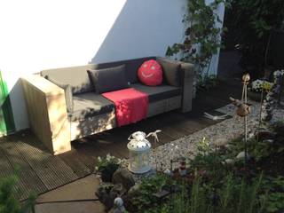 Bauholz Lounge Sofa Stuttgart, Exklusiv Dutch Design Exklusiv Dutch Design Rustic style garden