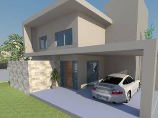 Casa M, E+ arquitectura E+ arquitectura Modern home Bricks