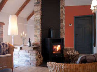 Blick ins Kaminzimmer auf dem Lothshof Büro Köthe Living room