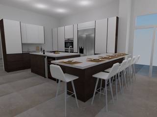 COCINA ABIERTA, ARCE FLORIDA LLC ARCE FLORIDA LLC Moderne keukens Hout Hout