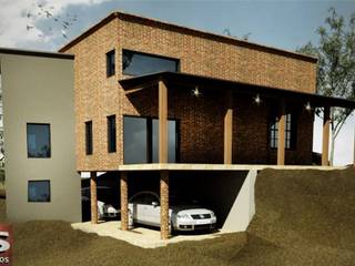 PROYECTO VIVIENDA UNIFAMILIAR - COUNTRY EL RODEO - CALERA, SITTNER / RONCO RAMPULLA ARQUITECTOS SITTNER / RONCO RAMPULLA ARQUITECTOS منازل