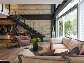 Departamento HG, Hansi Arquitectura Hansi Arquitectura Modern living room