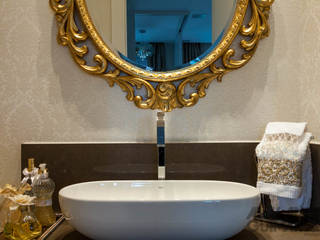 APARTAMENTO 1 Martins Valente Arquitetura e Interiores BanheiroPia