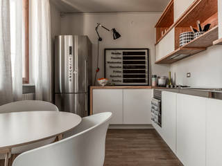 Appartamento Residenziale - Brianza 2014, Galleria del Vento Galleria del Vento 北欧デザインの キッチン