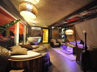 Lounge da Oceania , Pinheiro Machado Arquitetura Pinheiro Machado Arquitetura พื้นที่เชิงพาณิชย์ ไม้ Wood effect