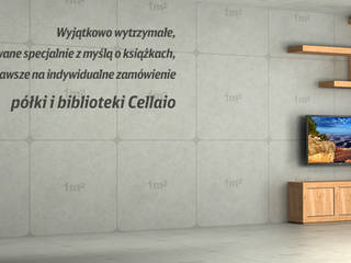 Cellaio - półki na książki, Cellaio Cellaio ห้องนั่งเล่น