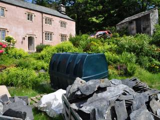 Cumbrian country vegetable garden, Buzy Lizzie Buzy Lizzie