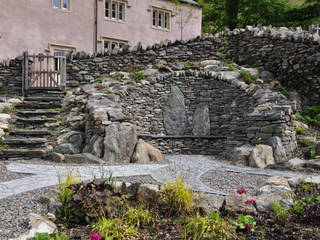 Cumbrian country vegetable garden, Buzy Lizzie Buzy Lizzie