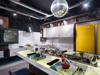 Cozinha Bontempo, Pinheiro Machado Arquitetura Pinheiro Machado Arquitetura พื้นที่เชิงพาณิชย์