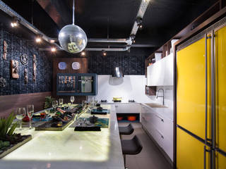 Cozinha Bontempo, Pinheiro Machado Arquitetura Pinheiro Machado Arquitetura Ruang Komersial