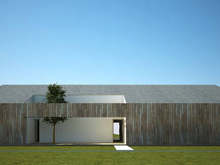 DOM ADAMA, PROSTO architekci PROSTO architekci Minimalist houses Wood Wood effect