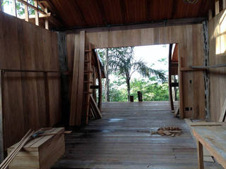 Mirante do Gavião - Amazon Lodge , Atelier O'Reilly Architecture & Partners Atelier O'Reilly Architecture & Partners Espacios comerciales Madera Acabado en madera