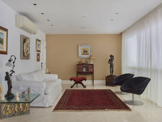 Apartamento Leblon - RJ, DG Arquitetura + Design DG Arquitetura + Design Modern living room