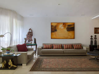 Apartamento Leblon - RJ, DG Arquitetura + Design DG Arquitetura + Design Modern living room