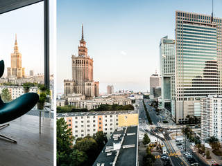 fotografia wnętrz: apartament w budynku Cosmopolitan, Warszawa, fotomohito fotomohito
