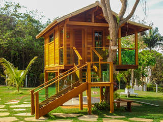 Casa de Madeira - Criança, CASA & CAMPO - Casas pré-fabricadas em madeiras CASA & CAMPO - Casas pré-fabricadas em madeiras
