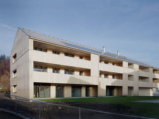 Passivhaus Wohnanlage Hintere Achmühle, Christoph Kalb Architekt Christoph Kalb Architekt Moderne huizen Hout Hout