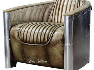 AviatorNex Armchair, Locus Habitat Locus Habitat Living roomSofas & armchairs Leather Multicolored