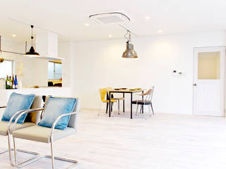 空間を最大限に活かした心地いい空間, 株式会社Standard 株式会社Standard Living room Solid Wood Multicolored
