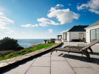 Overcombe, Bigbury-on-Sea | Devon: Spectacular sea views and incredible sunsets, Perfect Stays Perfect Stays Modern Balkon, Veranda & Teras