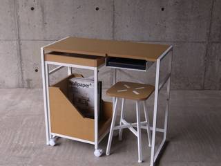 XS - Desk, abode Co., Ltd. abode Co., Ltd. Phòng học/văn phòng phong cách tối giản