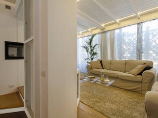 Appartamento modern country, Fabio Carria Fabio Carria 现代客厅設計點子、靈感 & 圖片 White