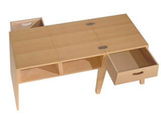 TABLE = CHEST, abode Co., Ltd. abode Co., Ltd. Salas de estar minimalistas