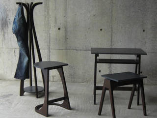 DENIM - Desk, abode Co., Ltd. abode Co., Ltd. 미니멀리스트 서재 / 사무실