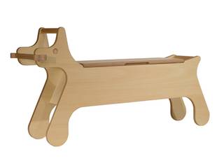 PUPPY BENCH, abode Co., Ltd. abode Co., Ltd. Dormitorios infantiles de estilo minimalista