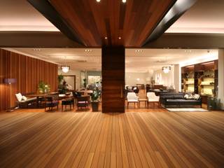 WHITE SQUARE, 株式会社 旺建 株式会社 旺建 Commercial spaces Wood Wood effect