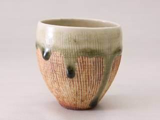 shot-cup, 新田 学 (GAKU! CO-BO) 新田 学 (GAKU! CO-BO) Eclectic style kitchen Pottery Green