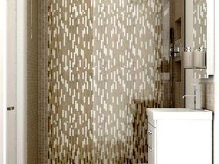 Shower Room and Bathroom Interior Design, Lena Lobiv Interior Design Lena Lobiv Interior Design モダンスタイルの お風呂