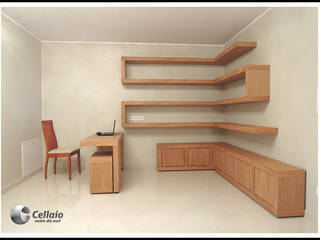 Meble biurowe, Cellaio Cellaio Modern Study Room and Home Office