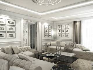 CONTEMPORARY CLASSIC - Projekt wnętrza rezydencji., ArtCore Design ArtCore Design Classic style living room