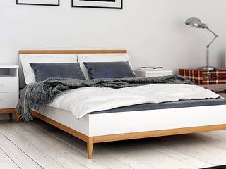 Sypialnia LIVIA, visby.pl visby.pl Scandinavian style bedroom Wood Wood effect