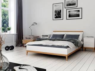Sypialnia LIVIA, visby.pl visby.pl Scandinavian style bedroom Wood Wood effect