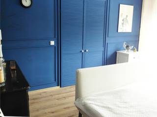 niebiesko o , NaNovo NaNovo Mediterranean style bedroom
