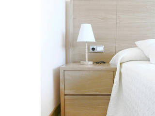 Dormitorio Roble, barronkress barronkress Scandinavian style bedroom Wood Wood effect