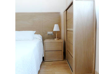 Dormitorio Roble, barronkress barronkress Scandinavian style bedroom Wood Wood effect