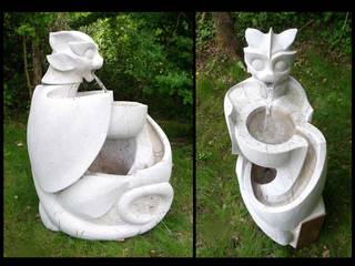 Aqualys Féline, Arlequin Arlequin ArtworkSculptures Stone Grey