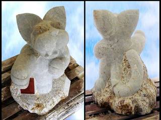 Le Poèstrochat, Arlequin Arlequin ArtworkSculptures Stone