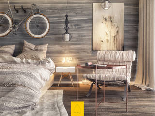 Bedroom No.2, Penintdesign İç Mimarlık Penintdesign İç Mimarlık Dormitorios de estilo minimalista