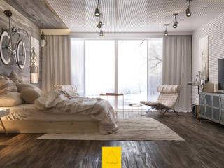 Bedroom No.2, Penintdesign İç Mimarlık Penintdesign İç Mimarlık Minimalistische Schlafzimmer Betten und Kopfteile